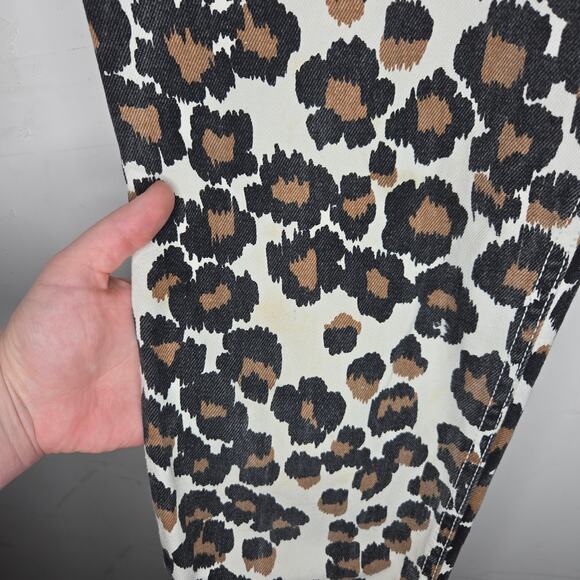 VINTAGE Jeans St Tropez High Rise Animal Print Jeans Size 7 - Picture 12 of 13